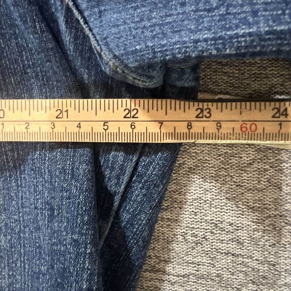 St John Bay Jean Jacket Women 1X Blue Pockets Denim Button Up Long Sleeve - Picture 14 of 15